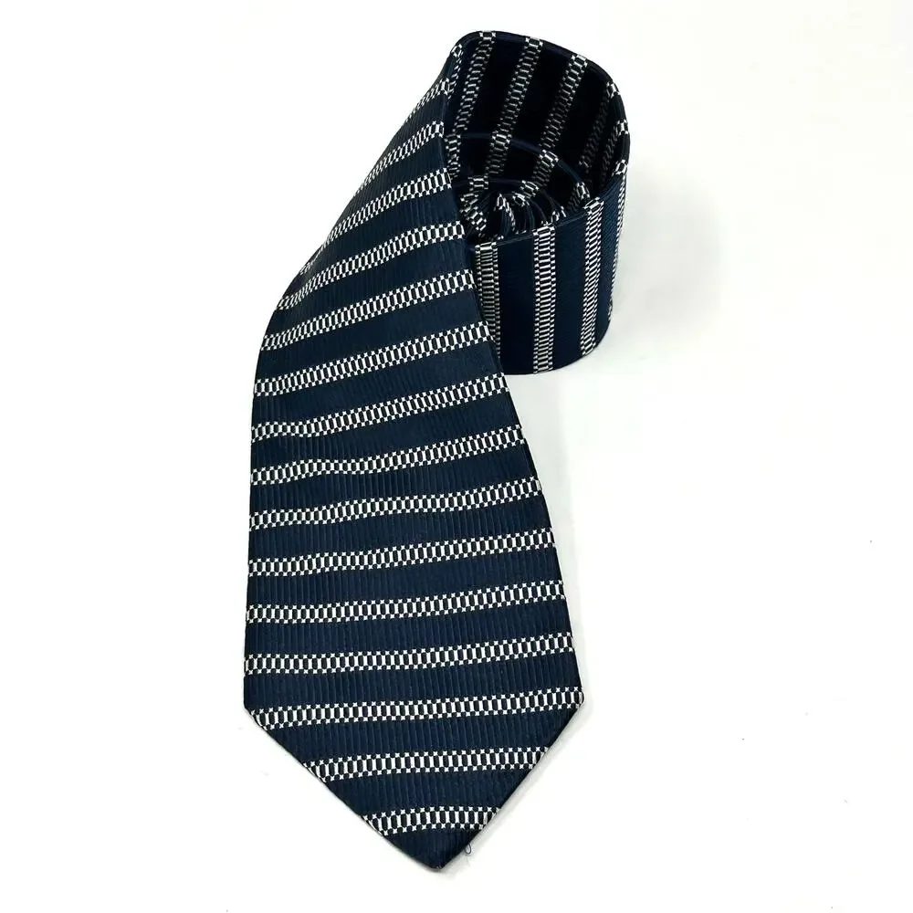 Lands End Silk Striped Tie